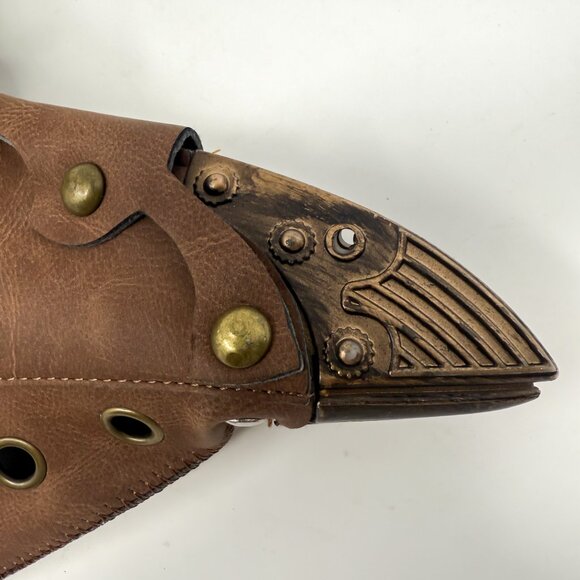 Beyond Masquerade Plague Dr. Mask Bird Face Steam Punk Cosplay Leather Costume - Picture 7 of 7